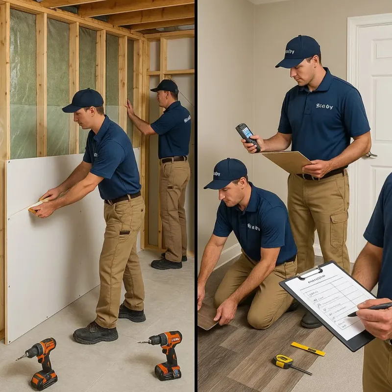 Repairs and Reconstruction process in Ridgefield, WA
